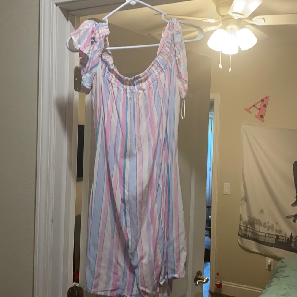 Candies XL striped dress never worn